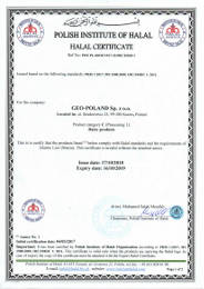 Certyfikat Halal